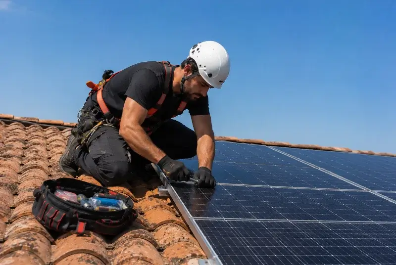 Maintenance et monitoring de panneaux solaires à Beaujeu