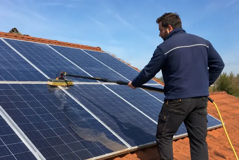 Nettoyage et entretien de panneaux solaires à Beaujeu